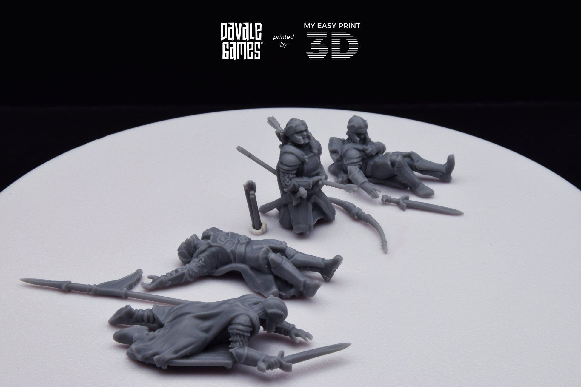 High Human Casualty - Davale Games - 3D Printed with high quality resin for LOTR/D&D games
