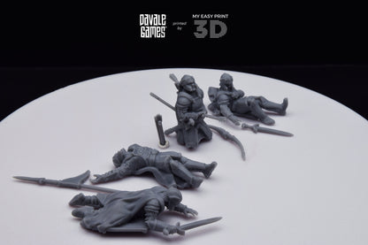 High Human Casualty - Davale Games - 3D Printed with high quality resin for LOTR/D&D games