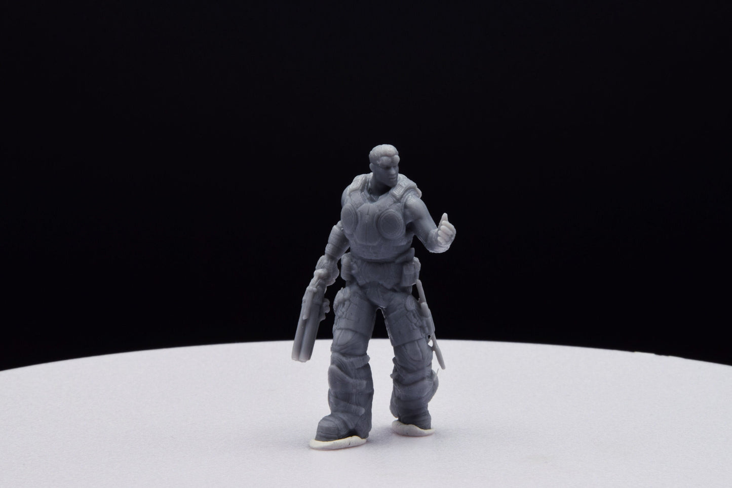 Gears Of War Damon Baird Summer Ot Miniature - TheSTLSmith - 3D Printed with high quality resin for Skirmish/D&D games