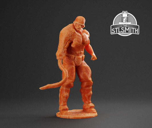 Doom Commando Tentacle [3] Miniature - Fanmade - TheSTLSmith - 3D Printed with high quality resin for Skirmish/D&D games
