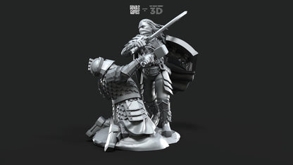 Rabänti General of the Elite - Dragon Army - Davale Games - 3D Printed with high quality resin for LOTR/D&D games