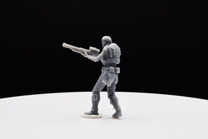 Gears Of War COG Kait Diaz Ot Miniature - TheSTLSmith - 3D Printed with high quality resin for Skirmish/D&D games