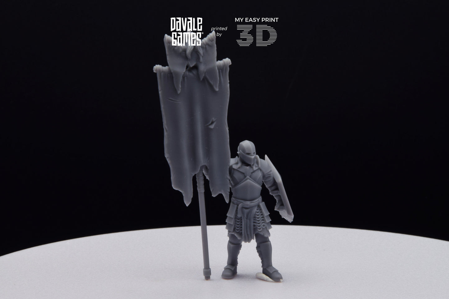 Super Orc Banner - Davale Games - 3D Printed with high quality resin for LOTR/D&D games