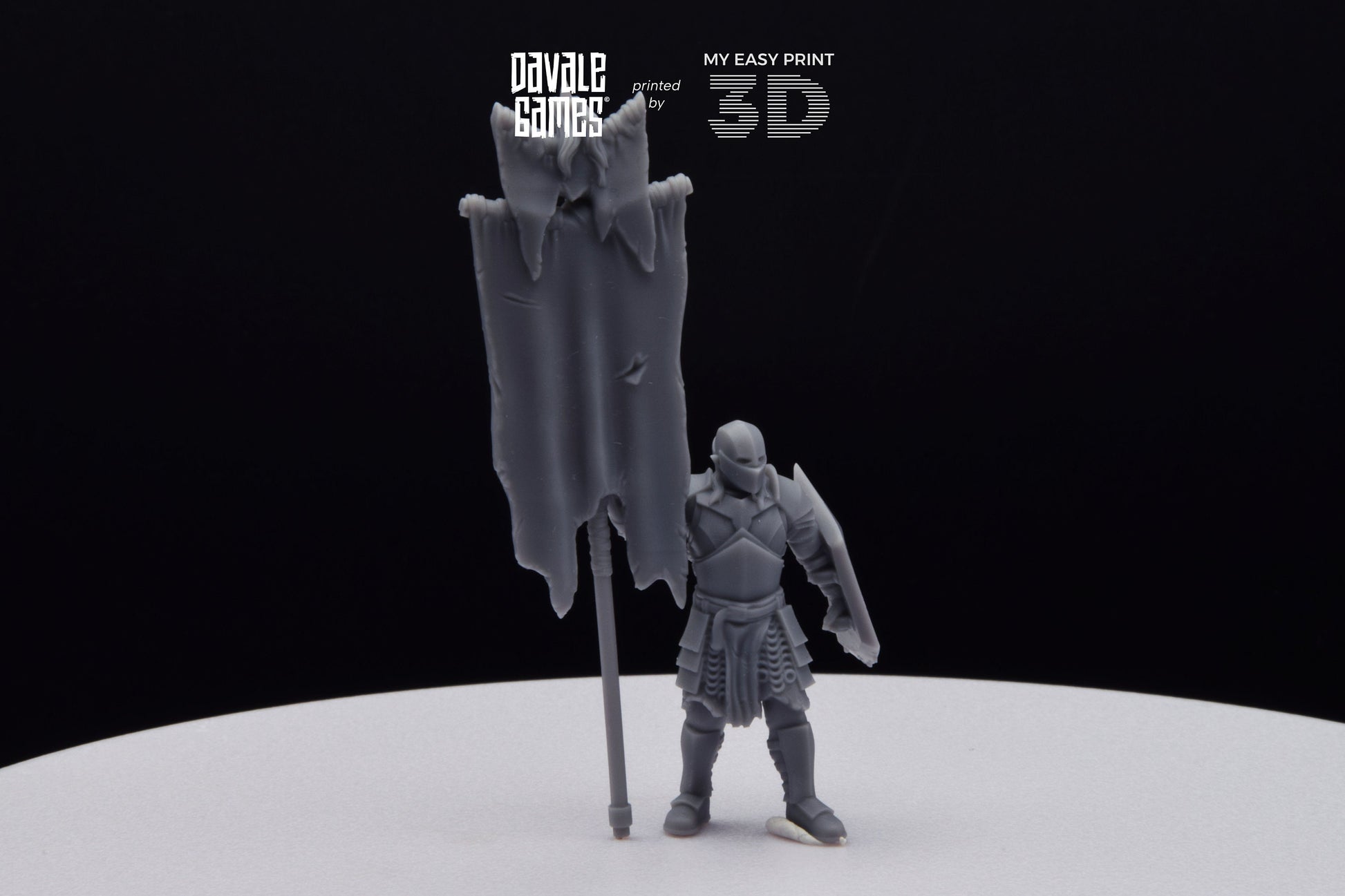 Super Orc Banner - Davale Games - 3D Printed with high quality resin for LOTR/D&D games