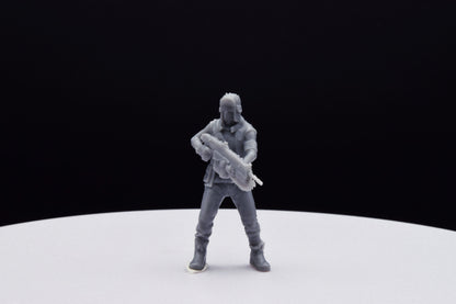 Gears Of War Gary Carmine Miniature - TheSTLSmith - 3D Printed with high quality resin for Skirmish/D&D games
