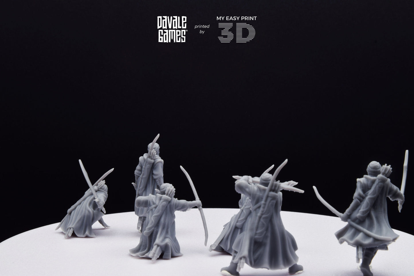 Snake Ninja - Davale Games - 3D Printed with high quality resin for LOTR/D&D games