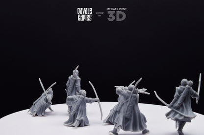 Snake Ninja - Davale Games - 3D Printed with high quality resin for LOTR/D&D games