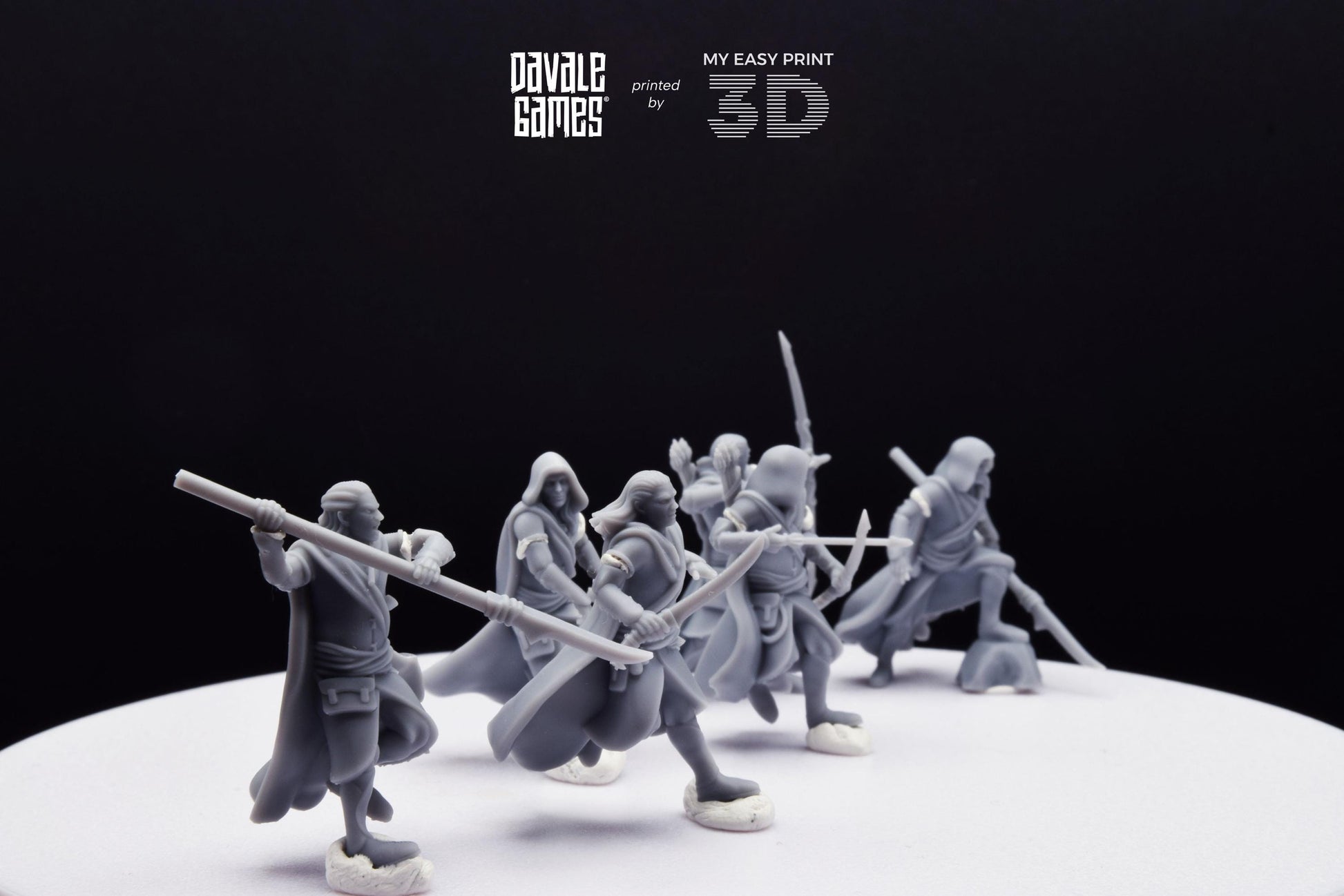 Wandering Bloody Elf - Davale Games - 3D Printed with high quality resin for LOTR/D&D games