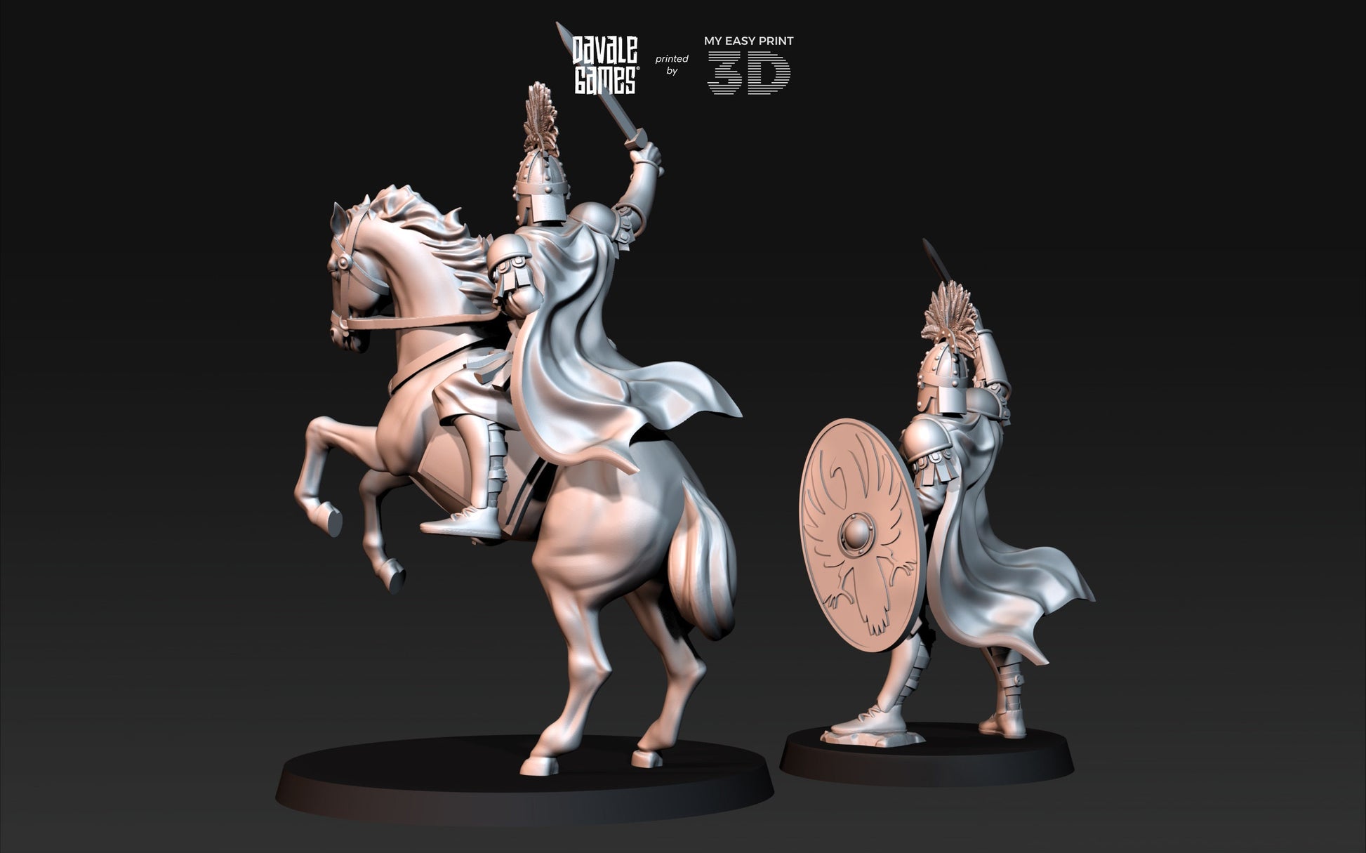 Aetius Roman General - Battle of The Catalaunian Plains - Foot and Mounted - Davale Games - Historical games
