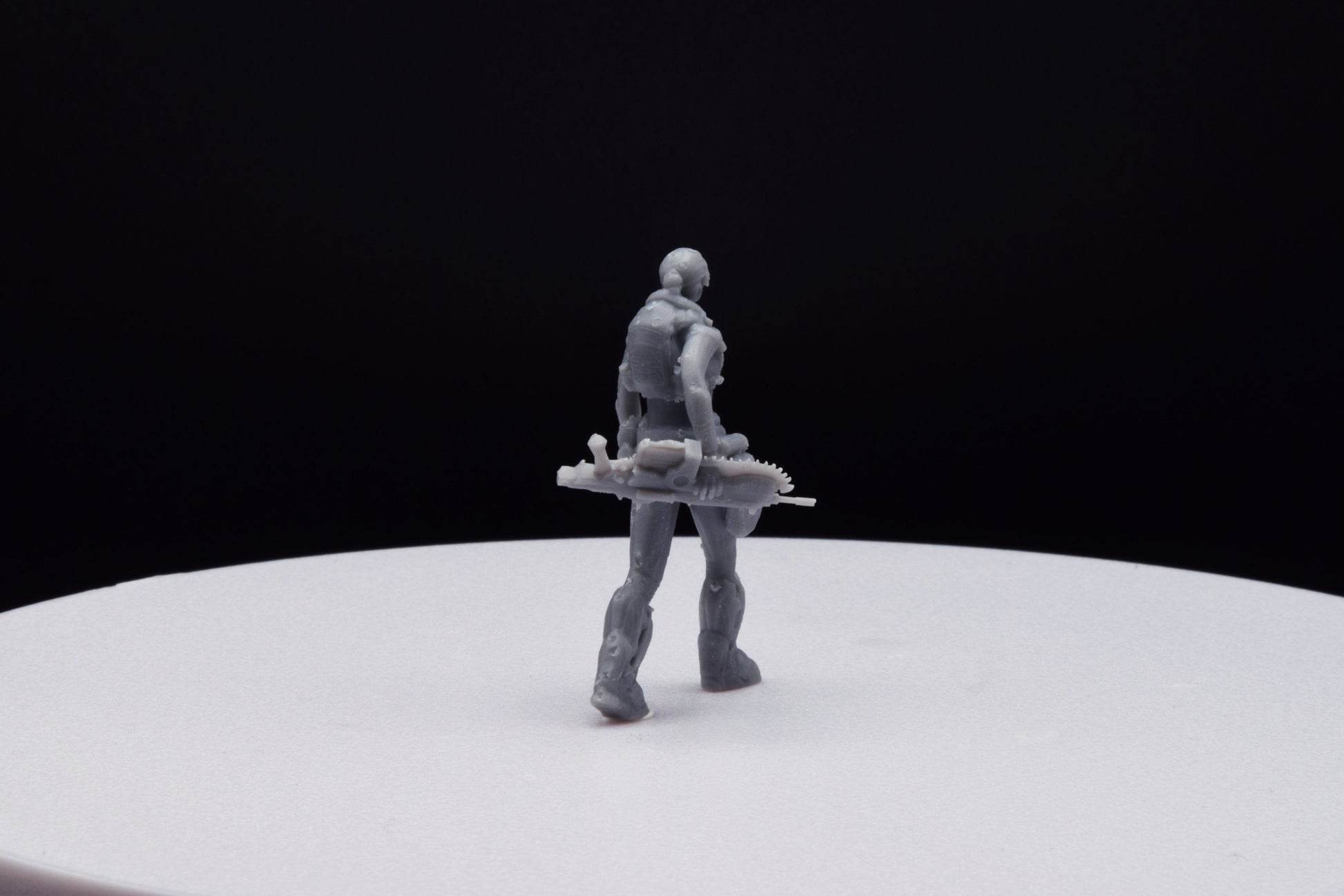 Gears Of War Anya Stroud Command Ot Miniature - TheSTLSmith - 3D Printed with high quality resin for Skirmish/D&D games