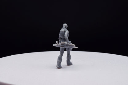 Gears Of War Anya Stroud Command Ot Miniature - TheSTLSmith - 3D Printed with high quality resin for Skirmish/D&D games