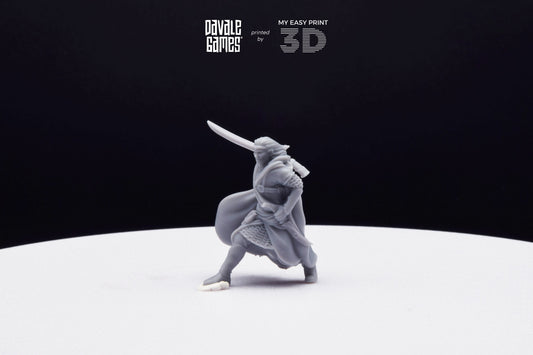 Lord Wandering Elf - Davale Games - 3D Printed with high quality resin for LOTR/D&D games