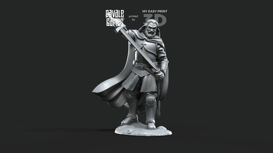 Thrün the Turncoat - Fellmount Reavers - Davale Games - 3D Printed with high quality resin for LOTR/D&D games