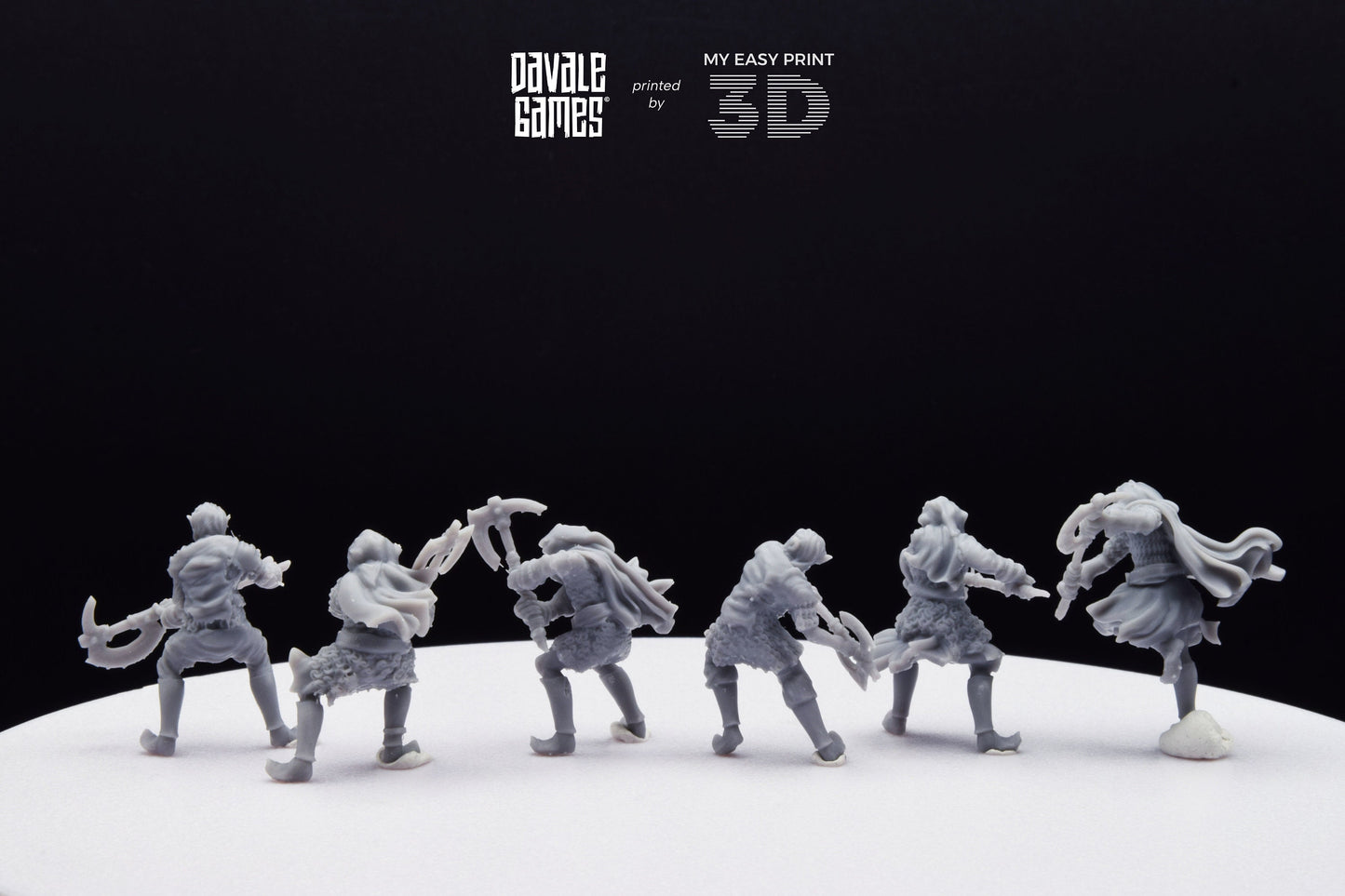 Goblin with Axe - Davale Games - 3D Printed with high quality resin for LOTR/D&D games