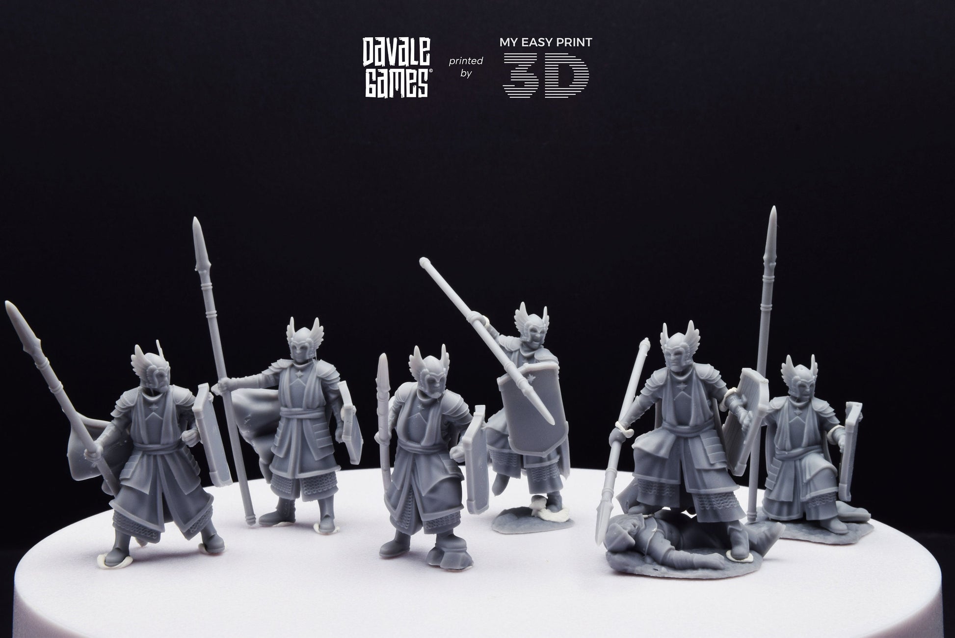 Guards of the Grey Tree - Foot - Grey Castle - Davale Games - 3D Printed with high quality resin for LOTR/D&D games
