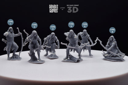 Forest Scout Elf - Davale Games - 3D Printed with high quality resin for LOTR/D&D games