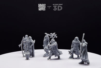 Kalak Dwarf Explorer - Davale Games - 3D Printed with high quality resin for LOTR/D&D games
