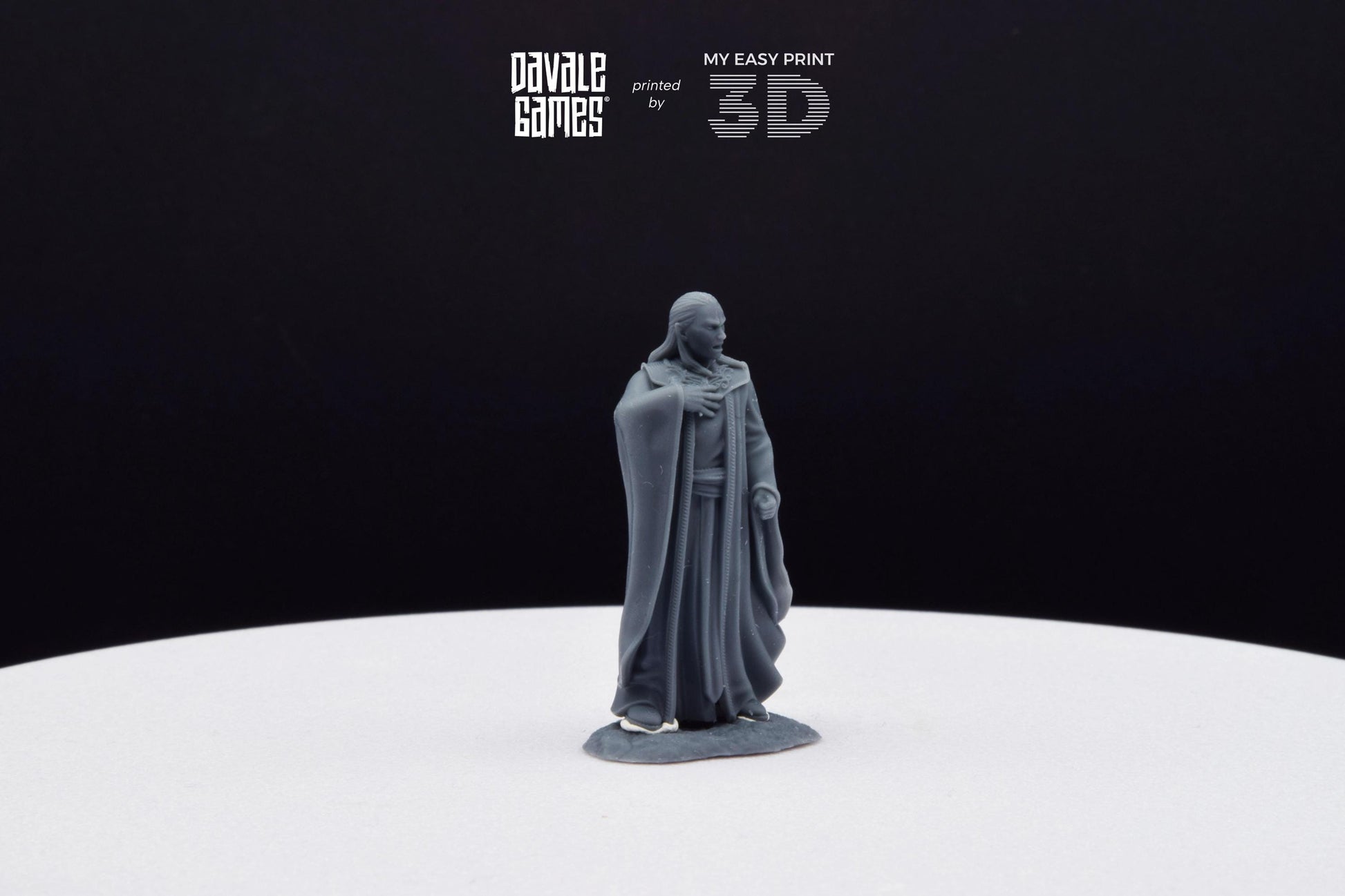 Cenneth - Lord of Galanthir - Davale Games - 3D Printed with high quality resin for LOTR/D&D games
