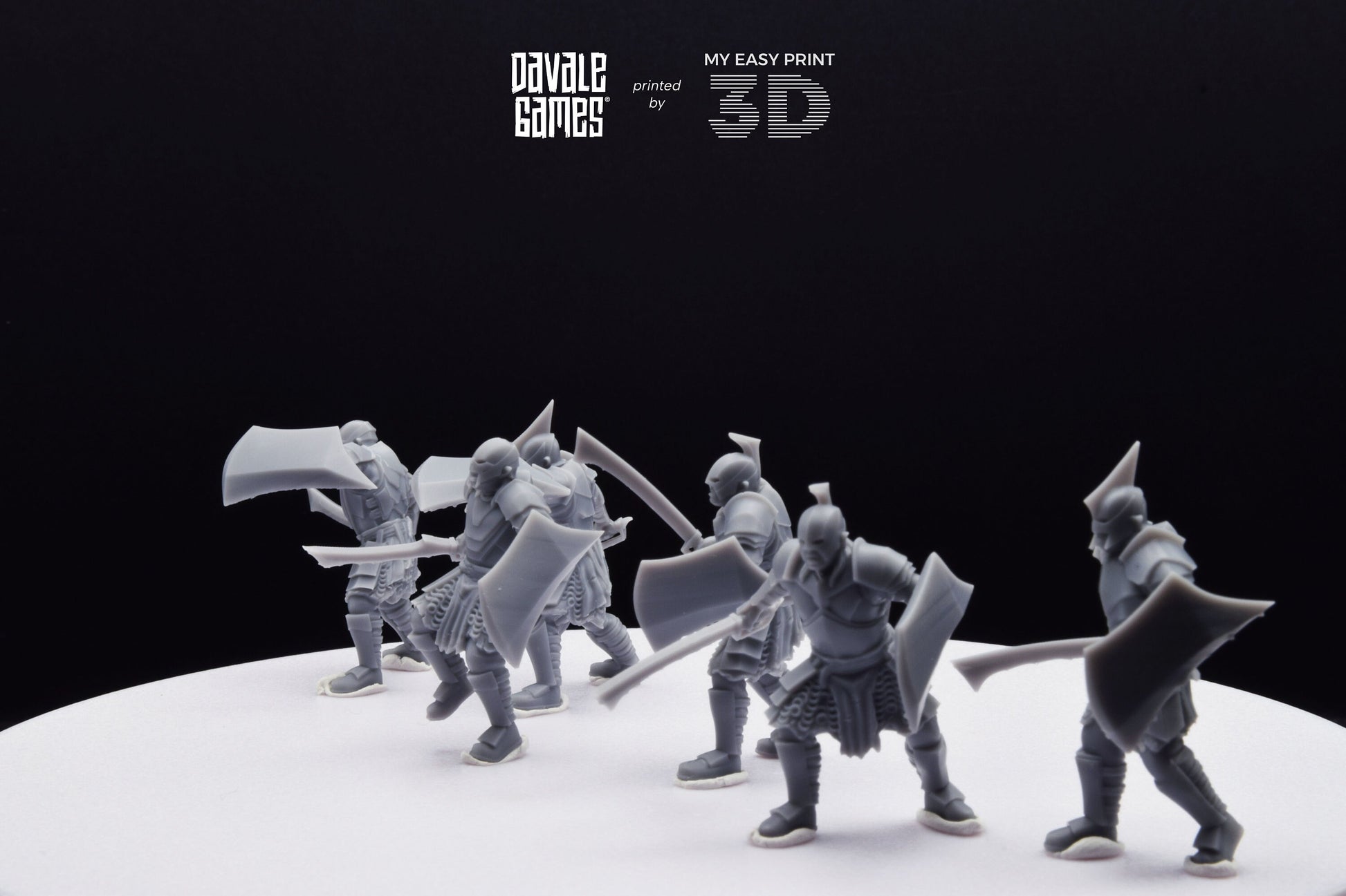 Super Orc Swordsman - Davale Games - 3D Printed with high quality resin for LOTR/D&D games