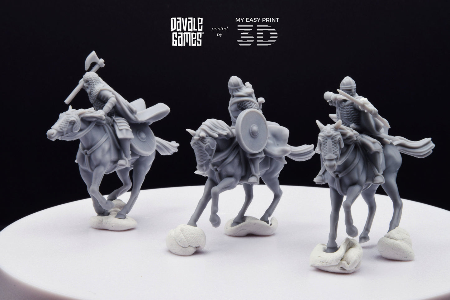 West Riders - Mounted - Davale Games - 3D Printed with high quality resin for LOTR/D&D games