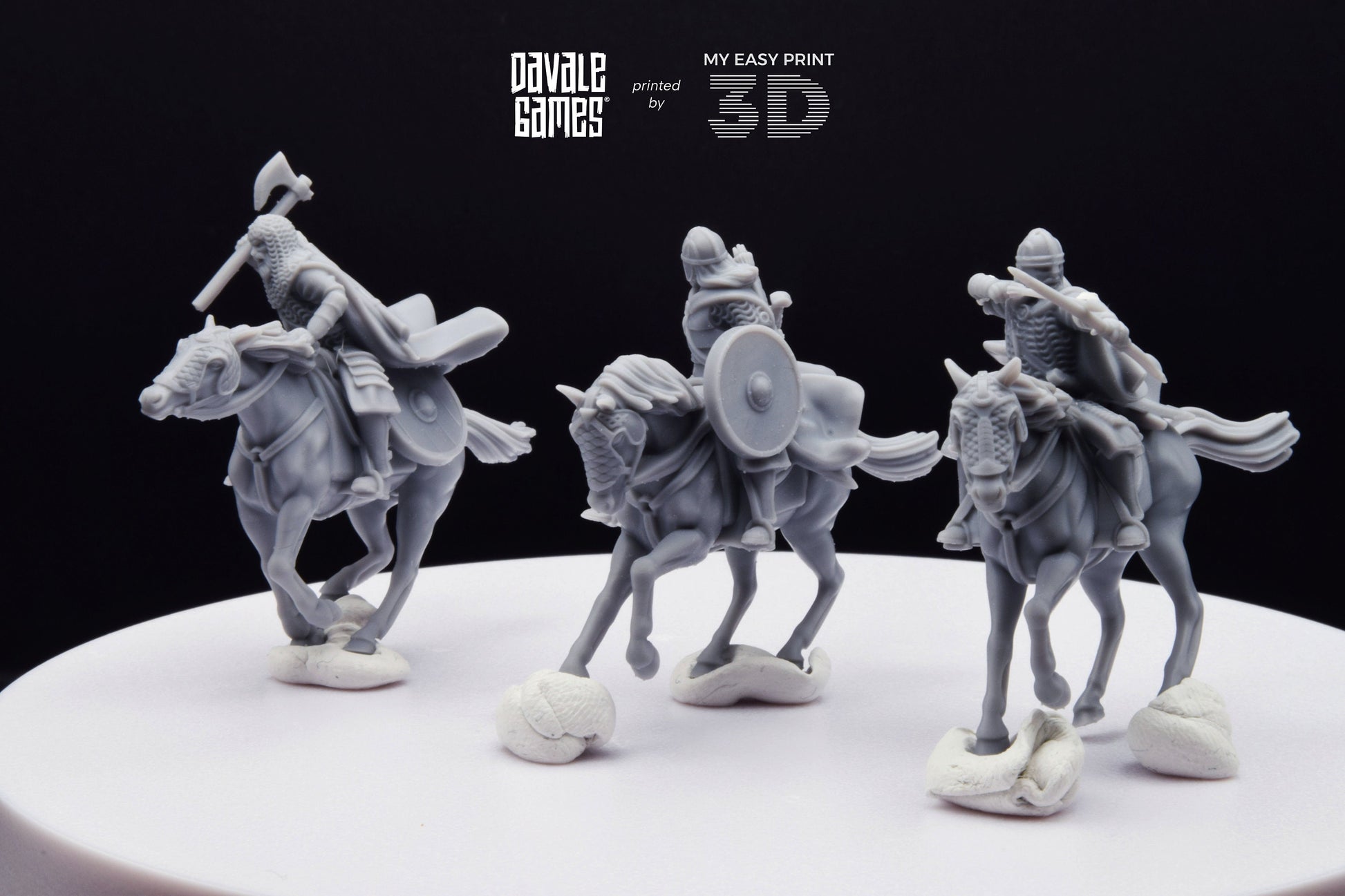 West Riders - Mounted - Davale Games - 3D Printed with high quality resin for LOTR/D&D games