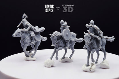 West Riders - Mounted - Davale Games - 3D Printed with high quality resin for LOTR/D&D games
