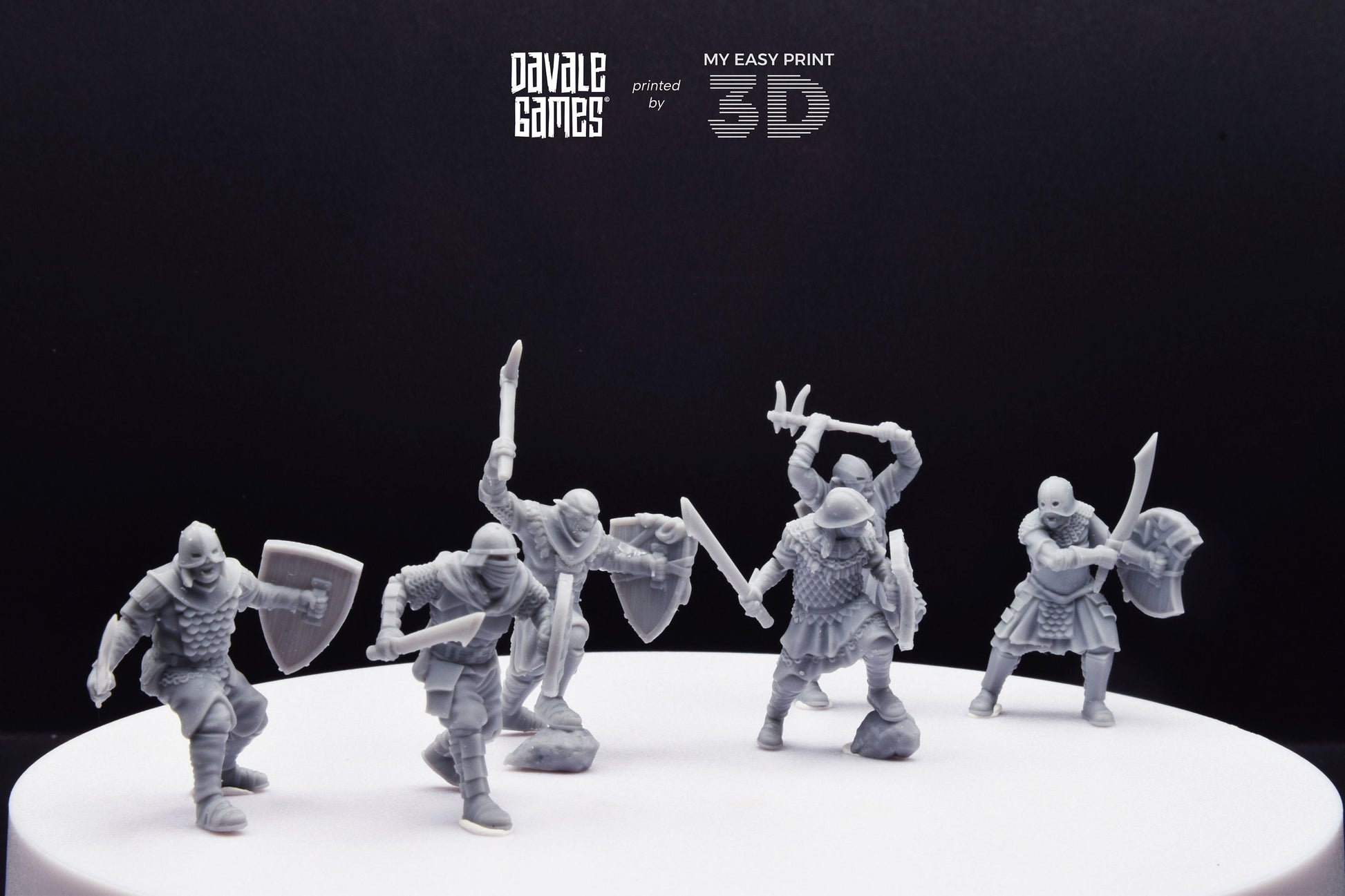 New Regular Orcs with Sword and Shield - Davale Games - 3D Printed with high quality resin for LOTR/D&D games