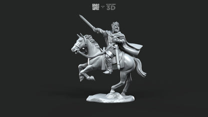 King fo Gepids - Foot and Mounted - Davale Games - Historical games - 3D Printed with high quality resin