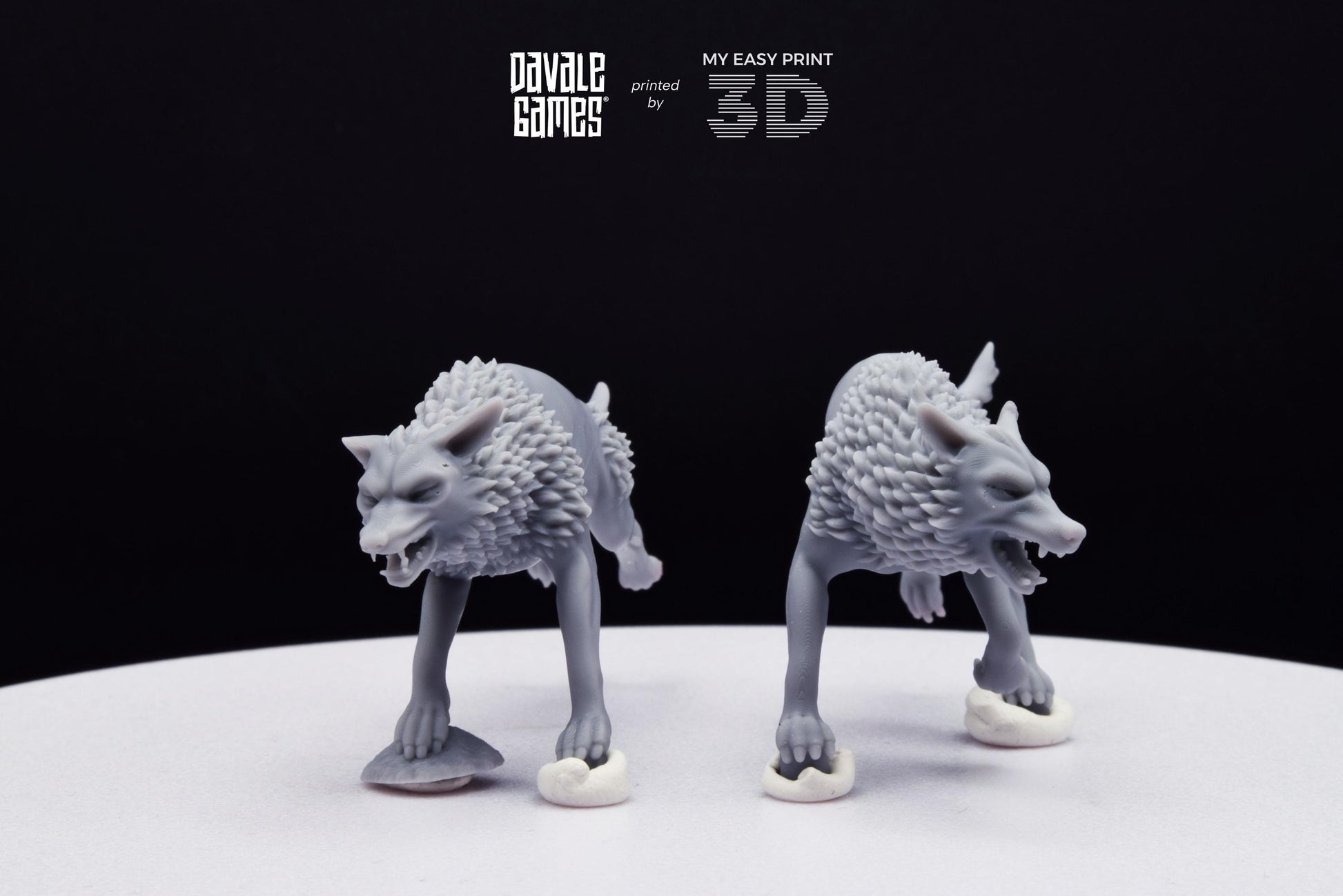 Savage Warg - Super Orcs - Davale Games - 3D Printed with high quality resin for LOTR/D&D games