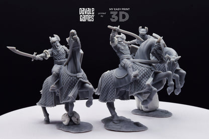 Dragon Army Regular Cavalry - Davale Games - 3D Printed with high quality resin for LOTR/D&D games