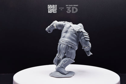 Blood-Handed Troll - Davale Games - 3D Printed with high quality resin for LOTR/D&D games