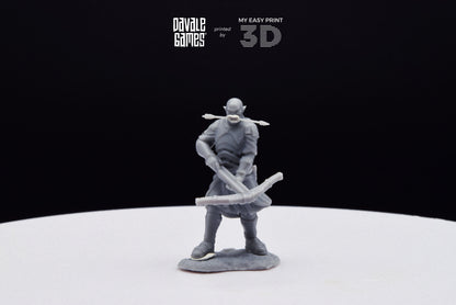 Blood-Handed Captain with Crossbow - Davale Games - 3D Printed with high quality resin for LOTR/D&D games