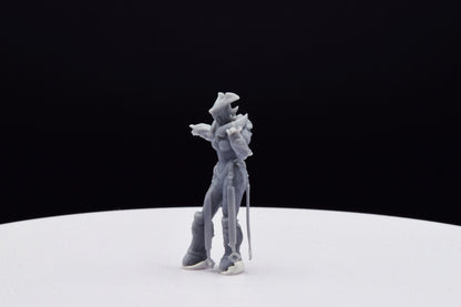 Gears Of War Queen Myrrah Armoured Ot Miniature - TheSTLSmith - 3D Printed with high quality resin for Skirmish/D&D games