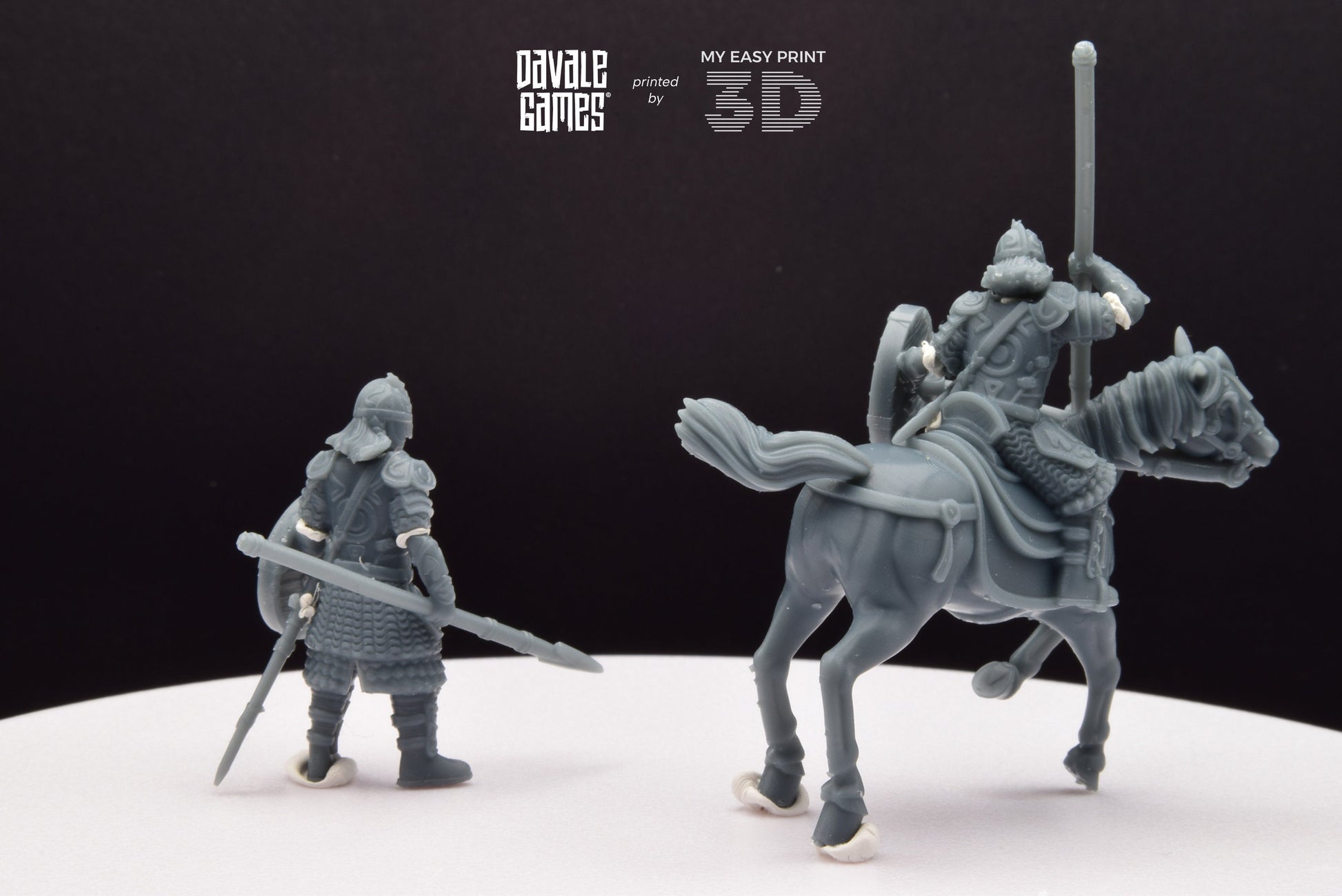 West Humans Prince - Foot and Mounted - Davale Games - 3D Printed with high quality resin for LOTR/D&D games