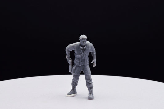 Gears Of War Del Walker Outsider Miniature - TheSTLSmith - 3D Printed with high quality resin for Skirmish/D&D games