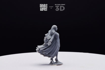 Forest Elven Queen - Davale Games - 3D Printed with high quality resin for LOTR/D&D games