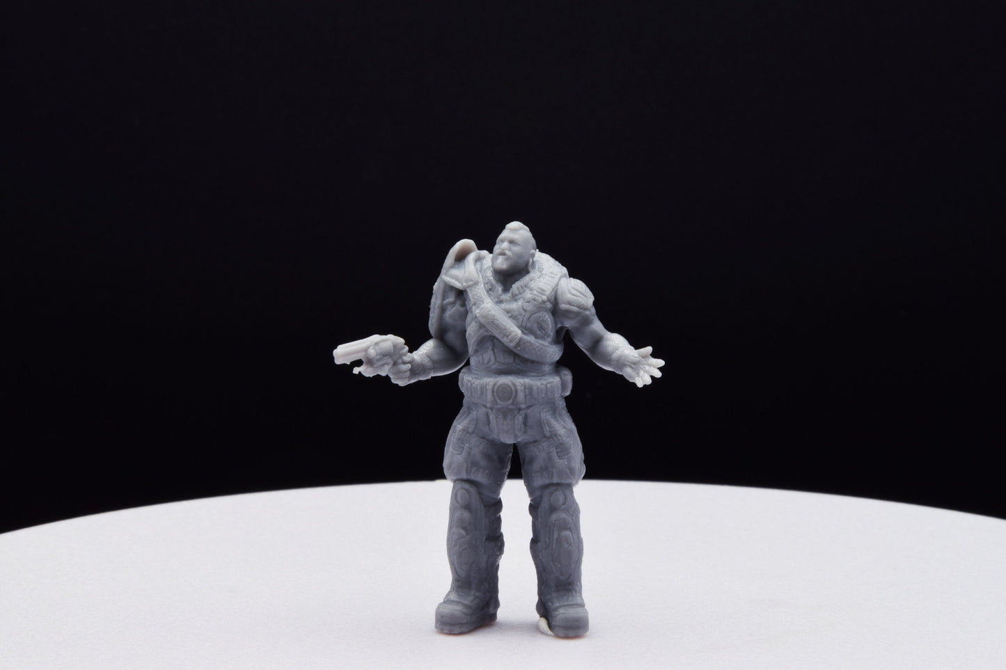 Gears Of War Tai Kaliso - TheSTLSmith - 3D Printed with high quality resin for Skirmish/D&D games