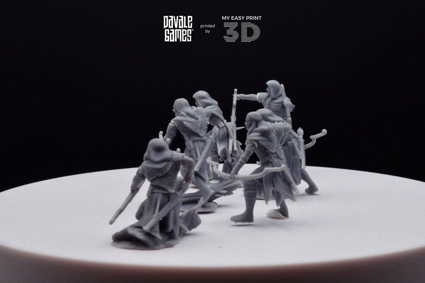 Forest Scout Elf - Davale Games - 3D Printed with high quality resin for LOTR/D&D games