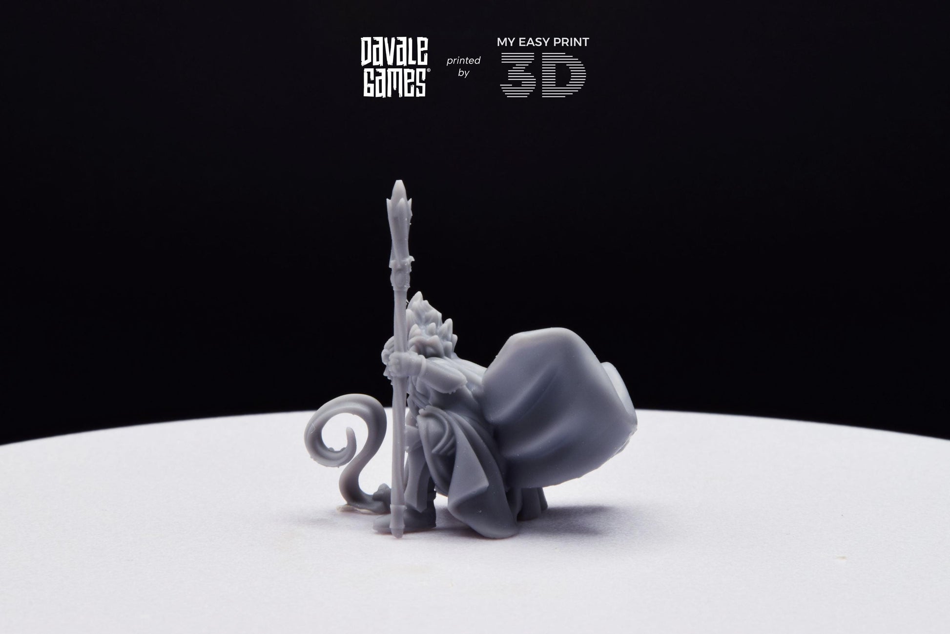 Bloody Storm Wizard - Davale Games - 3D Printed with high quality resin for LOTR/D&D games