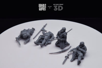 High Human Casualty - Davale Games - 3D Printed with high quality resin for LOTR/D&D games