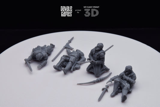 High Human Casualty - Davale Games - 3D Printed with high quality resin for LOTR/D&D games