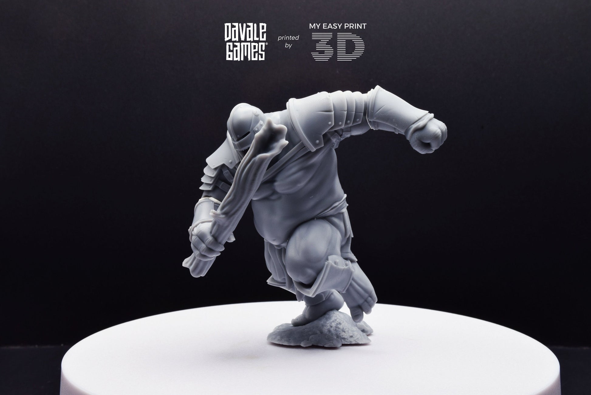 Blood-Handed Troll - Davale Games - 3D Printed with high quality resin for LOTR/D&D games