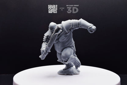 Blood-Handed Troll - Davale Games - 3D Printed with high quality resin for LOTR/D&D games