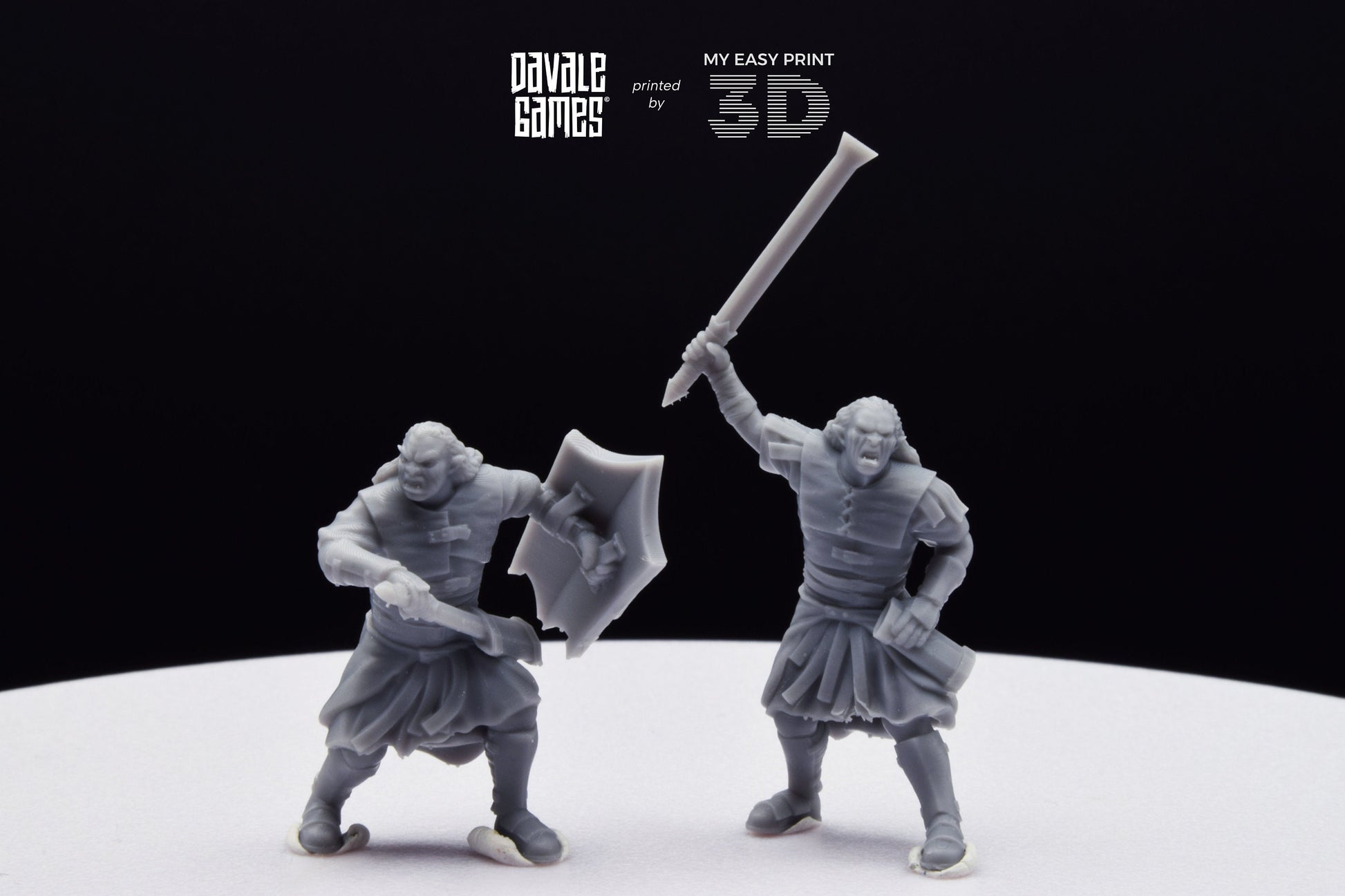 Blood-Handed Captains - Davale Games - 3D Printed with high quality resin for LOTR/D&D games