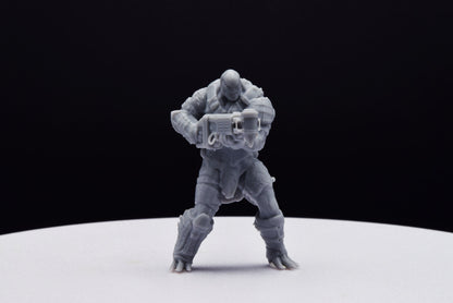 Gears Of War Swarm Scion Dropshot [4] Miniature - TheSTLSmith - 3D Printed with high quality resin for Skirmish/D&D games