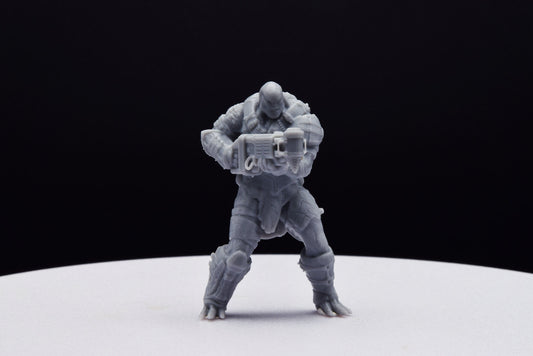 Gears Of War Swarm Scion Dropshot [4] Miniature - TheSTLSmith - 3D Printed with high quality resin for Skirmish/D&D games