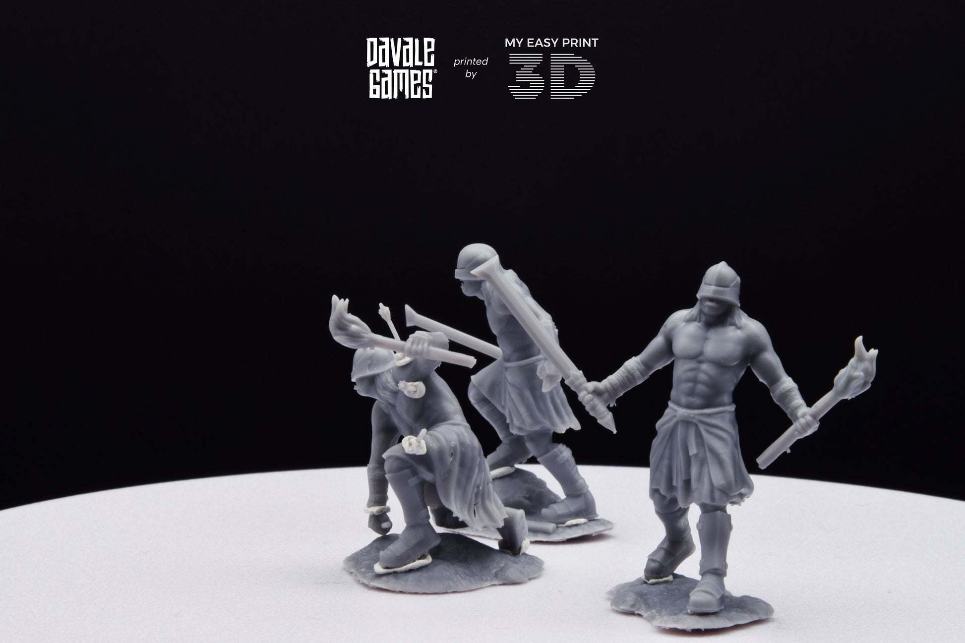 Blood-Handed Berseker Extra Poses - Davale Games - 3D Printed with high quality resin for LOTR/D&D games