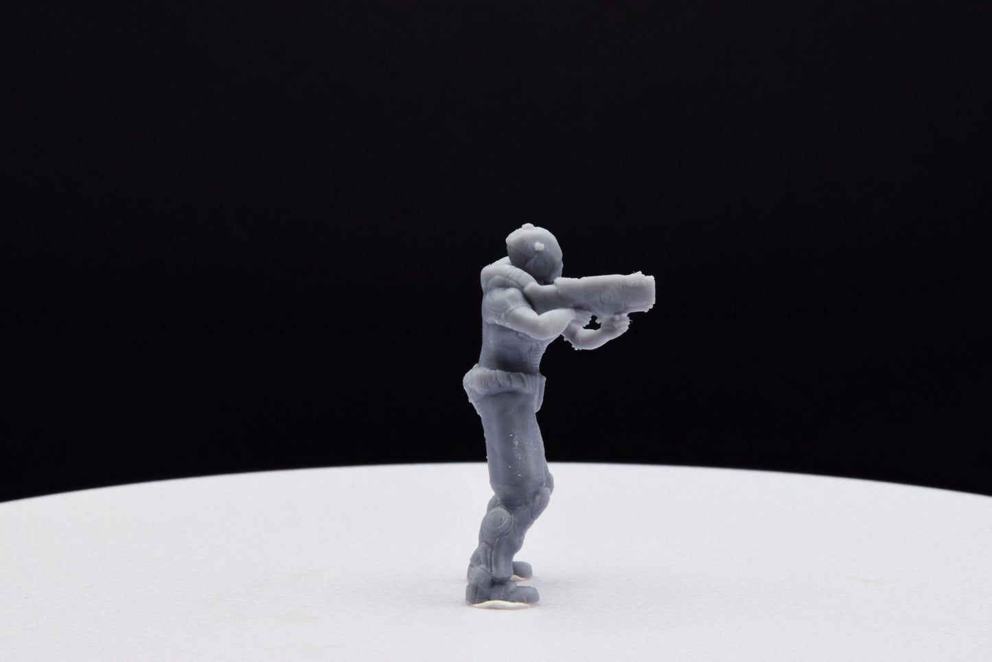 Doom UAC Marine 02 Miniature - Fanmade - TheSTLSmith - 3D Printed with high quality resin for Skirmish/D&D games