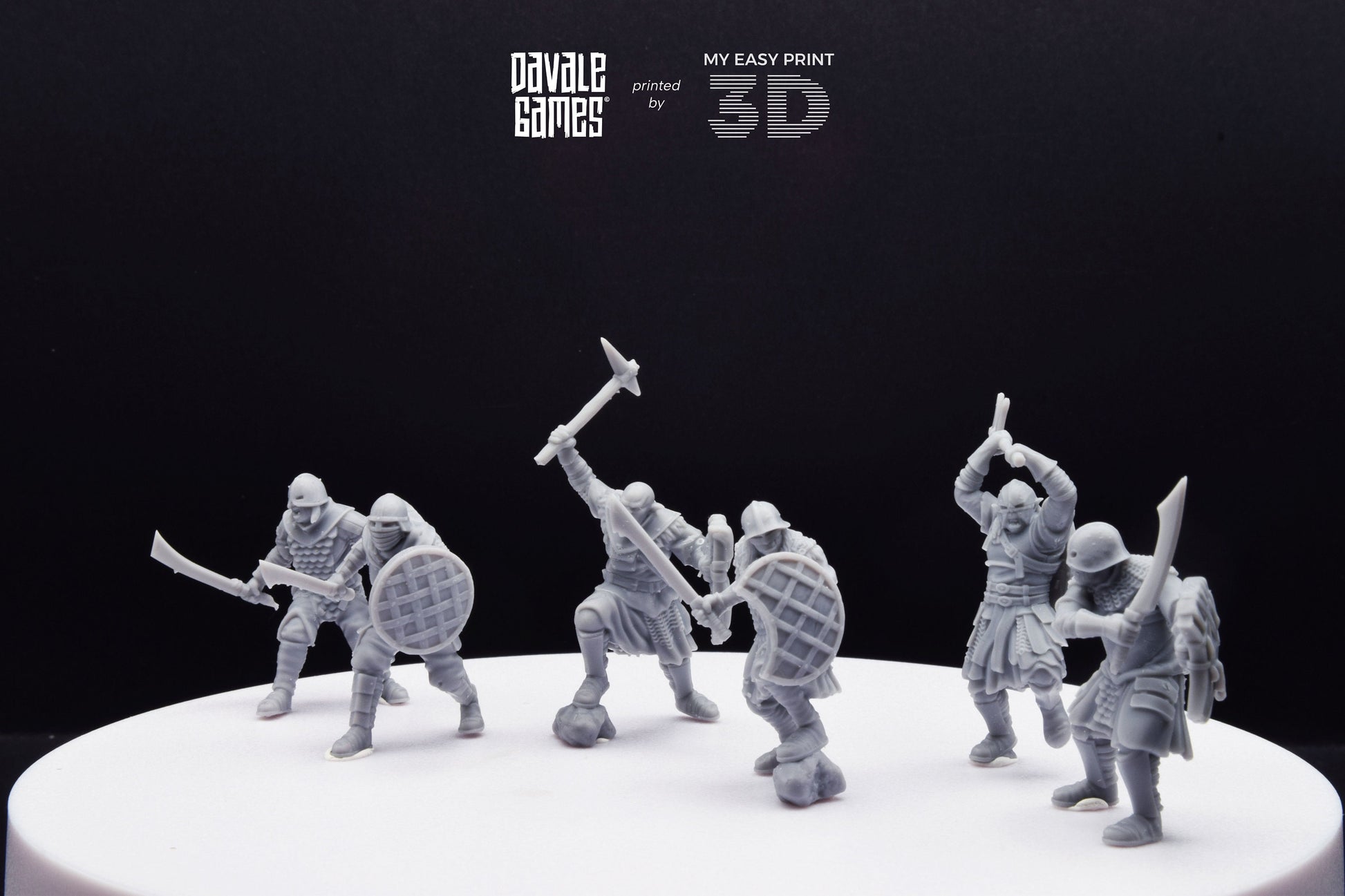New Regular Orcs with Sword and Shield - Davale Games - 3D Printed with high quality resin for LOTR/D&D games