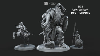 Bergrisar Giants of the Mountains (ODIN) - Davale Games - Mythological games - 3D Printed with high quality resin